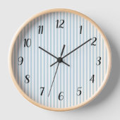 Bleu Nautique Bleu Préppy Grande horloge (Recto)