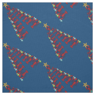 Bleu nautique de tissu de plage d'arbre de homard