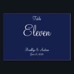 Bleu Nautique Mariage Cartes de Place Cartes de Ta<br><div class="desc">Cartes de mariage nautique bleu cartes de table avec texte personnalisable</div>