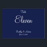 Bleu Nautique Mariage Cartes de Place Cartes de Ta<br><div class="desc">Cartes de mariage nautique bleu cartes de table avec texte personnalisable</div>