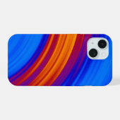 Bleu néon orange jaune rouge (Verso Horizontal)