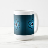 Bleu Nerdy Atomic Mug (Devant droit)