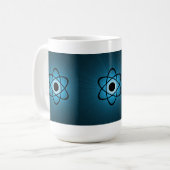 Bleu Nerdy Atomic Mug (Devant gauche)