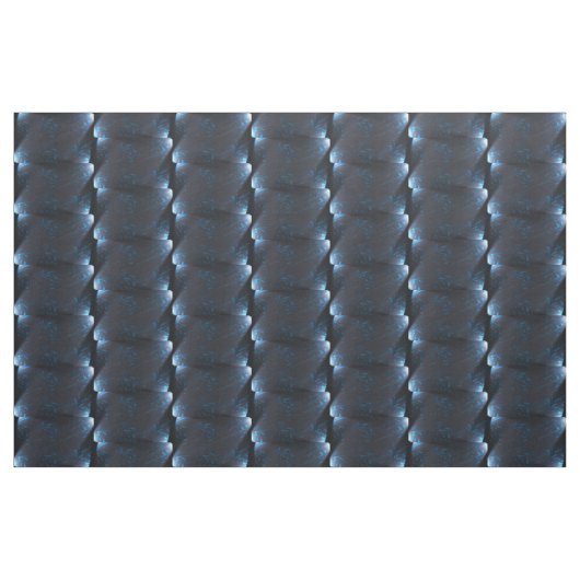 Bleu noir blanc Rectangles lumière tissu (Fat Quarter)