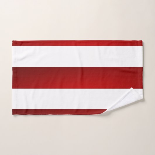 Bleu noir rouge blanc (Serviette à main)