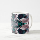 Bleu Océan Cascade Mug (Devant droit)