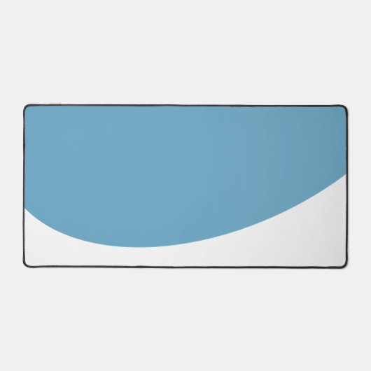 Bleu Océan Moderne Flux Blanc Vague Bleu Bord infé (Recto)