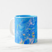 Bleu Ocean Scene Mug (Devant gauche)