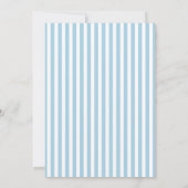 Bleu or nuptiale douche Invitation Pastel Blue (Dos)
