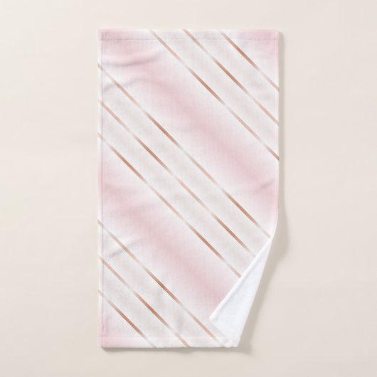 Bleu Or rose (Serviette à main)