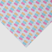 Bleu Oran de rose de papier de soie de soie de (Détail)