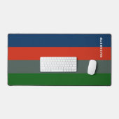 Bleu Orange Vert Motif Personnalisé (Clavier et souris)