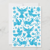 BLEU OTOMI FAIRE-PART (Dos)