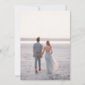 Bleu ou rose moderne Genre Reveillez Invitation (Dos)