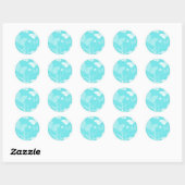 Bleu papillon autocollant (Feuille)