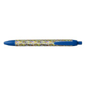 Bleu Papillon de tournesol stylo (Dos)