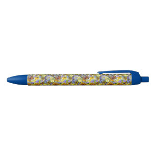 Bleu Papillon de tournesol stylo
