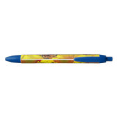 Bleu Papillon de tournesol stylo (Dos)