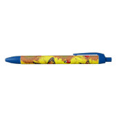 Bleu Papillon de tournesol stylo (Haut)