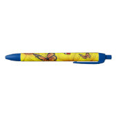 Bleu Papillon de tournesol stylo (Bas)