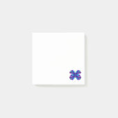 Bleu papillon Post-it Notes (Devant)