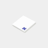 Bleu papillon Post-it Notes (Incliné)