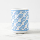 Bleu Papillons Coffee Mug (Centre)