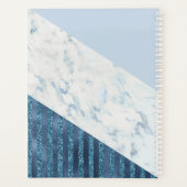 Bleu Parties scintillant Stripes 2025 Nom du scrip (Dos)