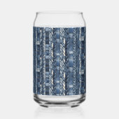 Bleu Perdu Et Tressé Jean Denim (Gauche)