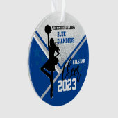 Bleu Personnalisé Chevron Noël (devant)