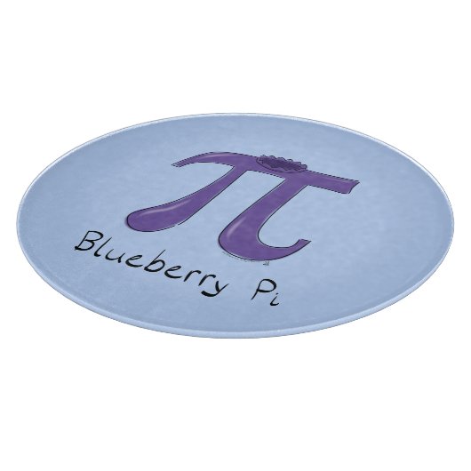 Bleu Pi Cute Math Pi Jour Pie Planche à découper (Coin)