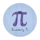 Bleu Pi Cute Math Pi Jour Pie Planche à découper (Devant)