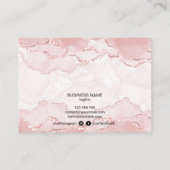 Bleu Pink carte de post-soins extensions de cils i (Dos)