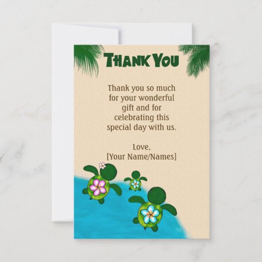 Bleu PLAT #281 de Merci de TORTUE de mer de bébé (Devant)