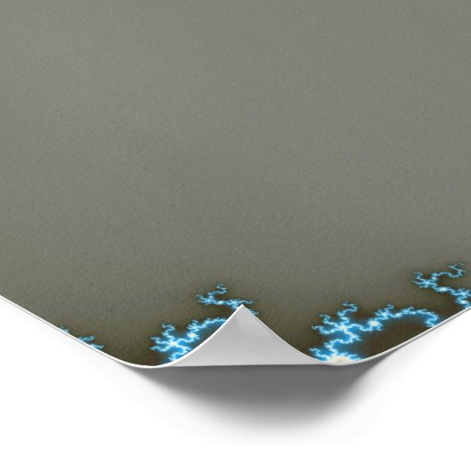 Bleu - Poster fracturé (Coin)