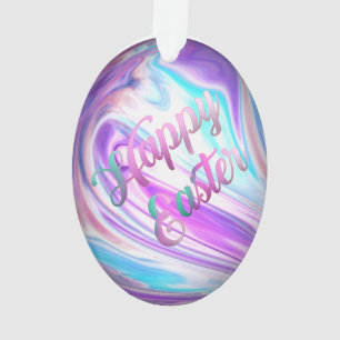 Bleu pourpre Frotles Joyeux Oeuf de Pâques