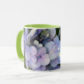 Bleu pourpre Hydrangea Mug (Devant gauche)