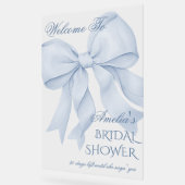 Bleu Poussiéreux Élégant Nœud Papillon Mariage Acc (Angle)