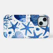 Bleu Preppy Shells Starfish (Verso Horizontal)
