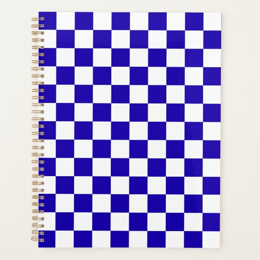 Bleu profond à carreaux (Devant)