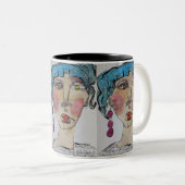 Bleu Punk Mug 11oz (Devant droit)