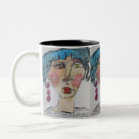 Bleu Punk Mug 11oz (Gauche)