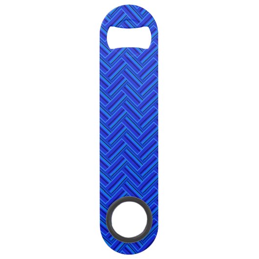 Bleu rayures double motif (Devant)