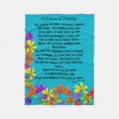 Bleu retiré II de couverture d'ouatine de poème (Devant)