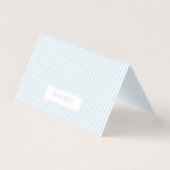 Bleu rocking cheval bébé garçon douche merci carte (Back)