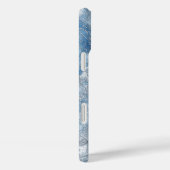 Bleu Rose Bleu Brise de bulle - IPhone 16 Coque (Verso / Droite)