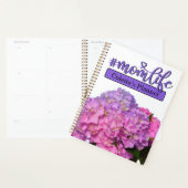Bleu rose Hydrangeas fleurs violettes roses #momli (Devant avec enveloppe)