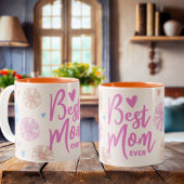 Bleu rose meilleure maman jamais Mère's Day Mug