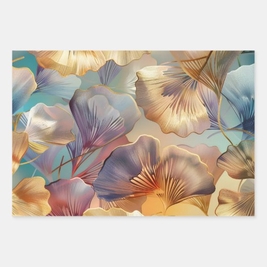 Bleu rose or feuille (Devant 2)