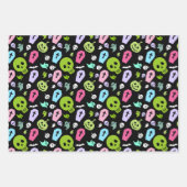 Bleu Rose Ou Violet Ensemble De 3 Papier D'Envelop (Devant 3)